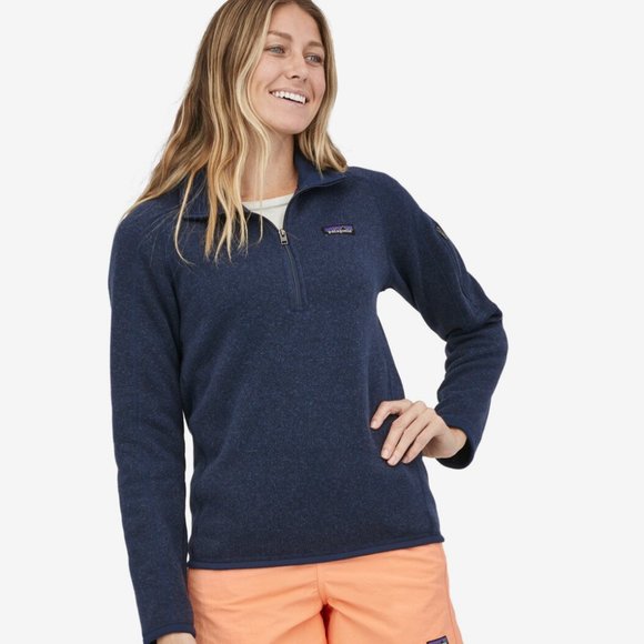 Patagonia Jackets & Blazers - Patagnoia Women's Better Sweater® 1/4-Zip Fleece Size Small in Navy